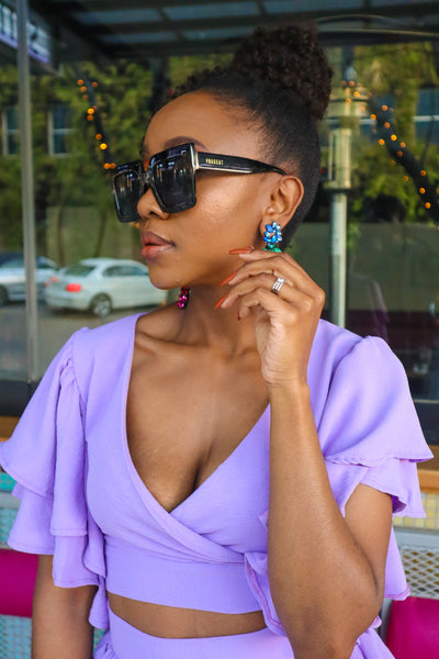 Lilac Frilled Top