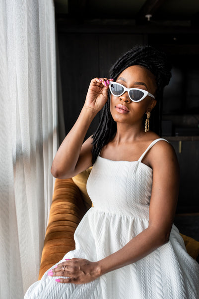 Baby Powder White Summer Dress